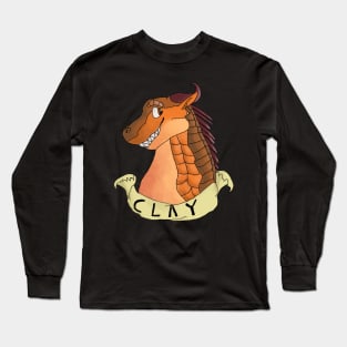 Wings of Fire Dragon Sticker Clay Long Sleeve T-Shirt